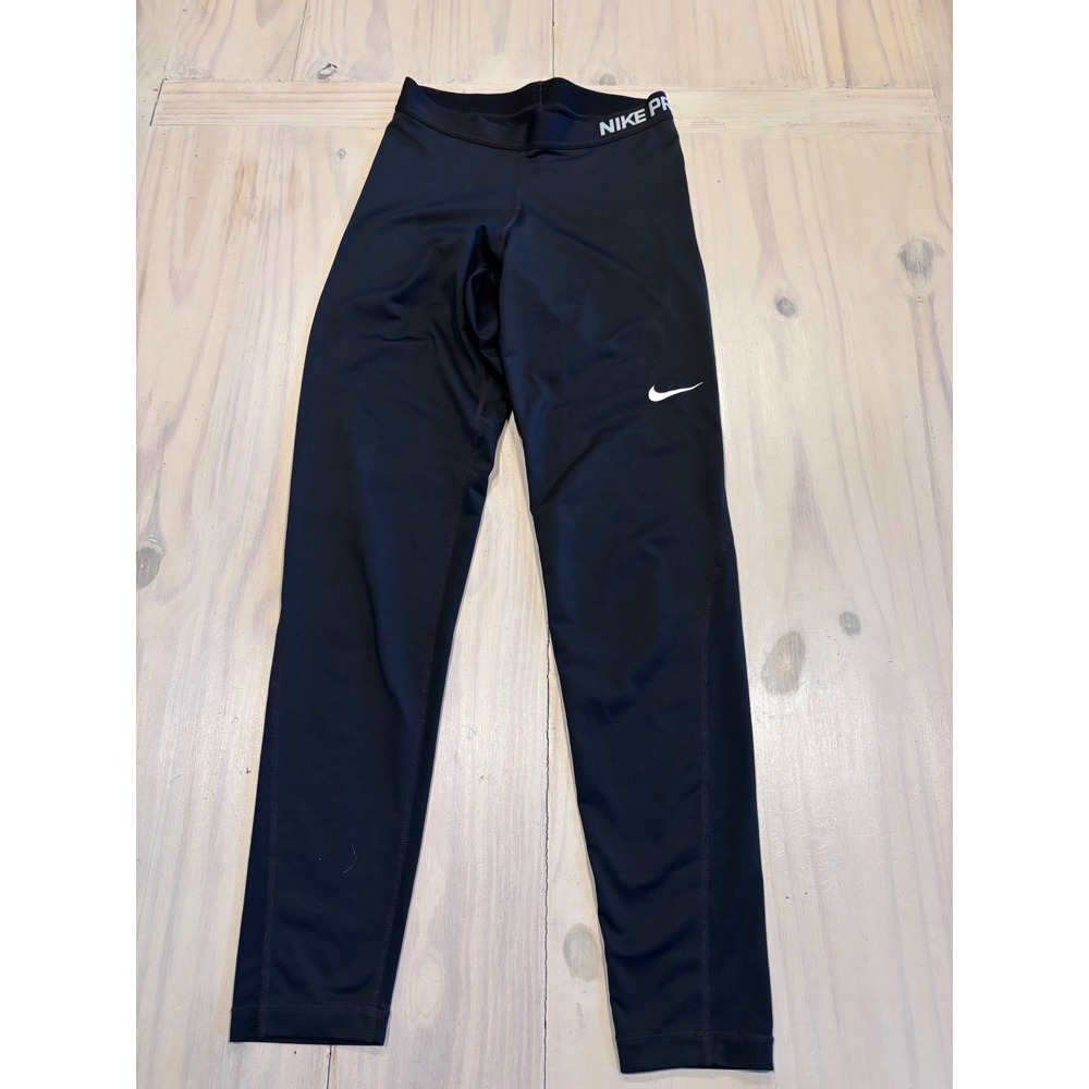 Nike Pro‎ Dri-FIT Womens Black Athletic Compression Leggings Medium 725477-010